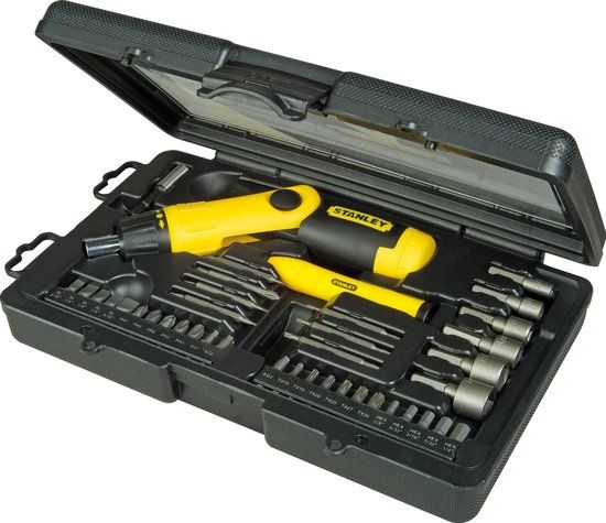 STANLEY 38-delige Pistoolgreep Ratelbitset - 0-63-038