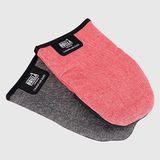 La Briantina Ovenlappenhandschoen van stof en neopreen, antislip, hittebestendig tot 220 °C, voor keuken, oven en grill