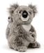 Uni-Toys Koala met baby - 24 cm pluche knuffeldier