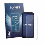 Savvies 3 Stuks Screenprotector - Geschikt voor Doogee Blade 10 Energy - Transparant