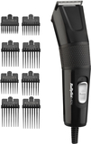 BaByliss E756E Power Clipper - Tondeuse - Zwart - 8 opzetkammen - Bedraad
