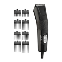 BaByliss E756E Power Clipper - Tondeuse - Zwart - 8 opzetkammen - Bedraad