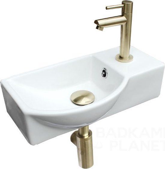 Sani Royal Keramische Fonteinset Bari Goud 40x22x12,5 cm