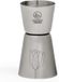Leopold Vienna Barmaatje 20/40ml Cocktail RVS jigger - pipet met lasergravure Flowers
