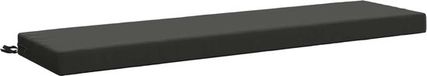vidaXL Bankkussen SOEST 100% Polyester Antraciet 150 x 40 x 8 cm