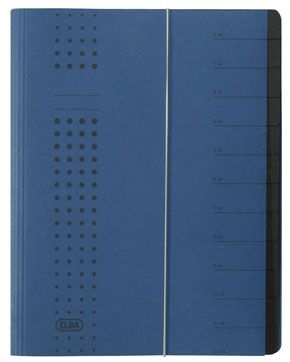 ELBA Sorteermappen Chic - blauw