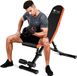 StarTech Verstelbare halterbank voor thuisgebruik - Trainingsbank - Draagvermogen 360 kg - Incline, vlak, negatief - Opklapbaar, compact - Geschikt voor borst, schouders en armen - Zwart/Oranje