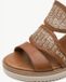 Tamaris - Dames - Plateau sandalen - Bruin - Maat 38