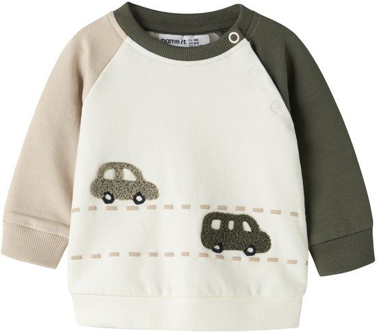 NAME IT Baby Vesten Lange Mouw Ronde Hals Katoen Dierenprint Herfst/Winter 2026