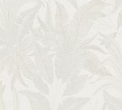 Livingwalls Behang 396542 met palmbladeren in crème, beige