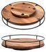 Merkloos Draaitafel Kruidenrek Houten Draaiplateau 25 cm Antislip
