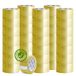 m-office Cinta Adhesiva Transparente, Cinta de Embalar Adhesiva para Embalaje de Cajas, Envíos, Mudanzas y Manualidades, Precinto Transparente Seguro y Resistente (36mmx120m, x36)