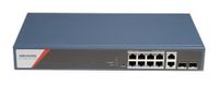 Hikvision DS-3E1512HP-SI-8P2T2F Managed Gigabit Ethernet Switch met 8 PoE-poorten