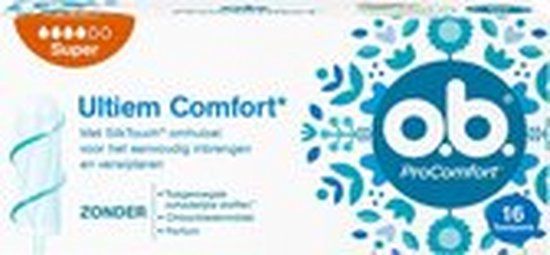 o.b. ProComfort Super Tampons - 16 stuks - Pack of 6