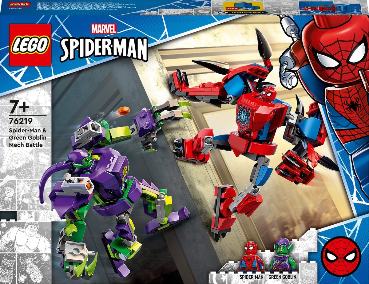 LEGO Marvel Spider-Man & Green Goblin Mechagevecht - 5702017189697