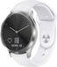 By Qubix Qubix - Sportbandje - 18mm - Small - Wit - Geschikt voor Garmin Venu 3s / Vivoactive 4s / Venu 2s / Vivomove 3s / Forerunner 255s / 265s
