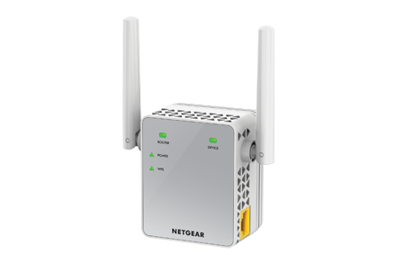 NETGEAR   EX3700 WiFi Range Extender AC750, Dual-Band - 1 Fast Ethernet poort