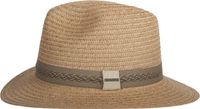 Hatland Sheldon Toyo Hoed Beige Maat M Unisex