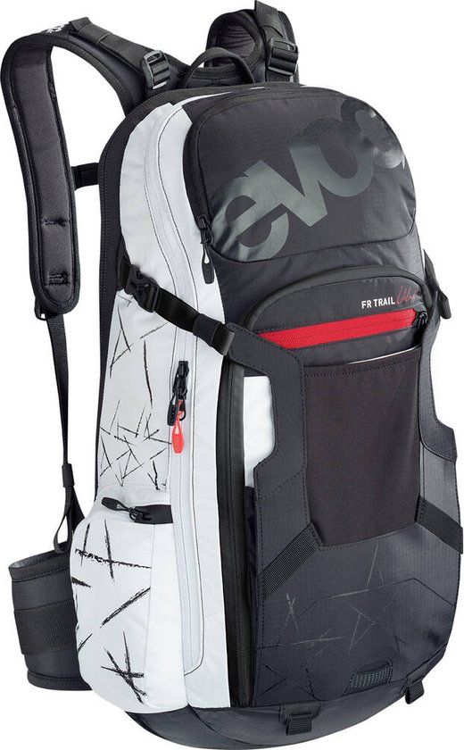 EVOC FR Trail Unlimited 20L - Black/White - Backpack