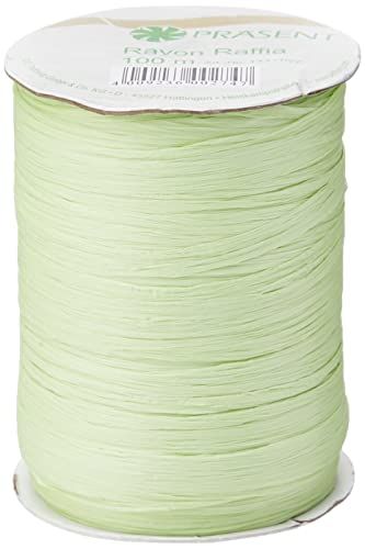 Präsent knutselband, pistache, 100 m spoel