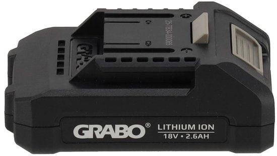 Grabo Pro Brushless Accu 18V 2.6 AH Li ion