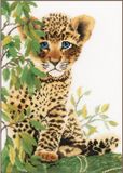 Lanarte Borduurpakket - Panterwelp - 24 x 33cm