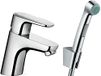 Hansgrohe 32126000 Handdouche WC voor intieme reiniging bidets, zilver