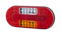 HELLA VALUEFIT 2VP 357 017-021 Achterlicht - LED - 24/12V - Opbouw/Geschroefd - Lenskleur: meerdere kleuren - Stekker: Platte stekker - rechts - Aantal: 1