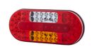 HELLA VALUEFIT 2VP 357 017-021 Achterlicht - LED - 24/12V - Opbouw/Geschroefd - Lenskleur: meerdere kleuren - Stekker: Platte stekker - rechts - Aantal: 1
