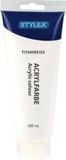 Stylex 28515 acrylverf 200 ml Wit Koker