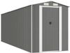 vidaXL Tuinschuur 192x606x223 cm Acier galvanisé Gris clair