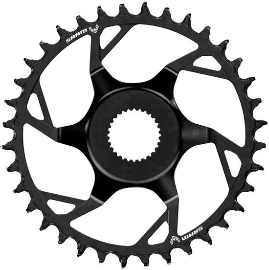 Sram T-type Cl55 Bosch Generation 4 Dm Kettingblad Zilver 38t