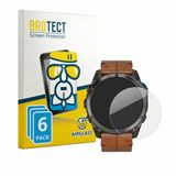 BROTECT Screenprotector 6 Stuks voor Garmin D2 Mach 2 Pro (51 mm) Beschermglas transparant