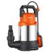 VEVOR Dompelpomp 750 W 20.000 l/u 9 m opvoerhoogte waterpomp tuinpomp