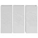 Koopman International 3x Radiateur évaporateur d'eau blanc 20 cm - motif floral