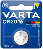 Varta CR2016 Lithium Knoopcel Batterij - 3V - 90mAh - 1 stuk