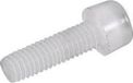 TOOLCRAFT 830315 Vis à tête cylindrique M5 25 mm six pans creux (Allen) DIN 912 Plastique, Polyamide 10 pièce(s)