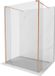 Mexen Kioto Paroi de douche autoportante 130 x 200 cm Verre transparent Cuivre brossé