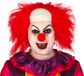 Fiestas Guirca Pruik Scary Clown