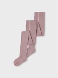 NAME IT NKNPANTYHOSE RIB 2P NOOS Fille Collant - Woodrose - Rayé - Taille 74/80