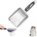 Ibenzoa® Roestvrij Stalen Kattenschep met Ergonomische Handgreep voor Efficiënt Schoonmaken van Kattenbakken