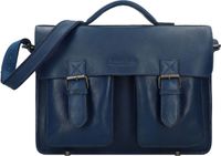 Greenland Nature Aktetas Leer 40 cm - navy