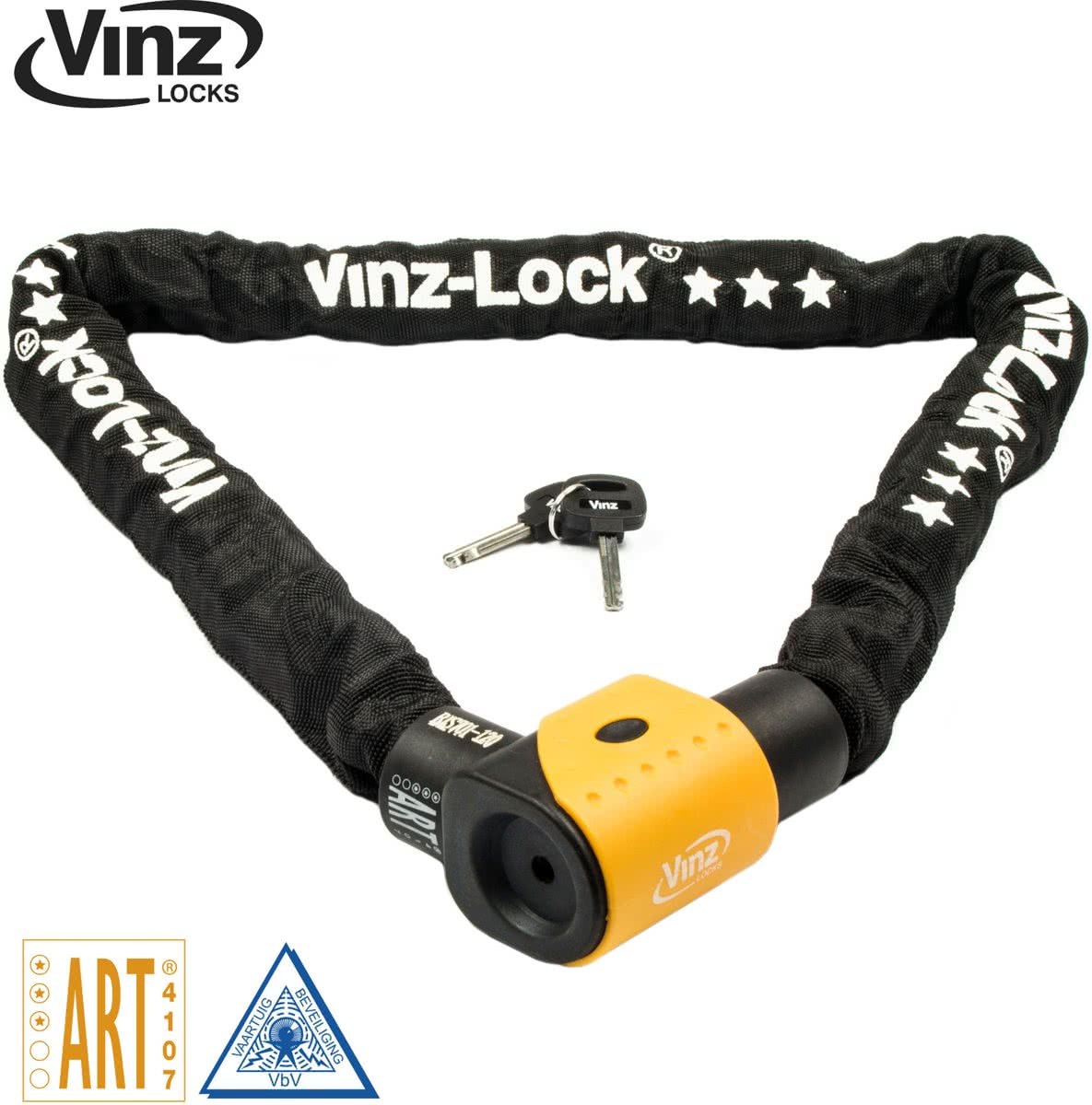 Vinz Scooterslot 150 cm ART 3 Slot Vaste Kop