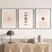 Lot de 3 affiches / posters triptyque - Boho - 3 affiches - 70x100 cm (cadres non fournis) - Bordure noire et blanche
