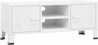 vidaXL Tv-meubel industrieel 105x35x42 cm metaal wit