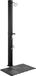Douche solaire, 35 litres, hauteur pommeau de douche 195 cm, douche extérieure avec kit de sol et robinet de pied, réglable pour eau chaude et froide, autoportante, utilisable pour jardin, piscine, plage ou étang de baignade, noir