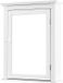 COAST™ Armoire murale bois blanc 56 x 15 x 69,5 cm