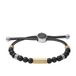 Diesel DX1269710 - Heren - Armband - Staal - Agaat - Zwart