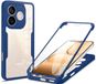 Techsuit Hoesje geschikt voor HONOR 600 Lite - ColorVerse 360 Case met Screenprotector - Blauw