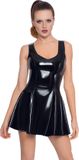 Black Level Vinyl Jurk Zwart S